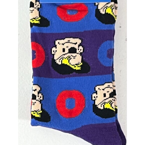 Bazooka Joe Crew Socks Men’s 6–13 Gum Comic Graphic Funny Novelty Gift 1 Pair - Picture 5 of 5